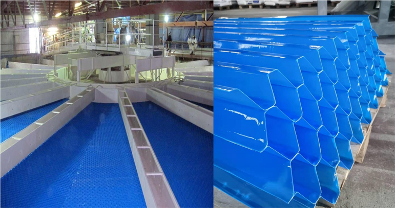 Tubus Settler Media ad wastewater curatio