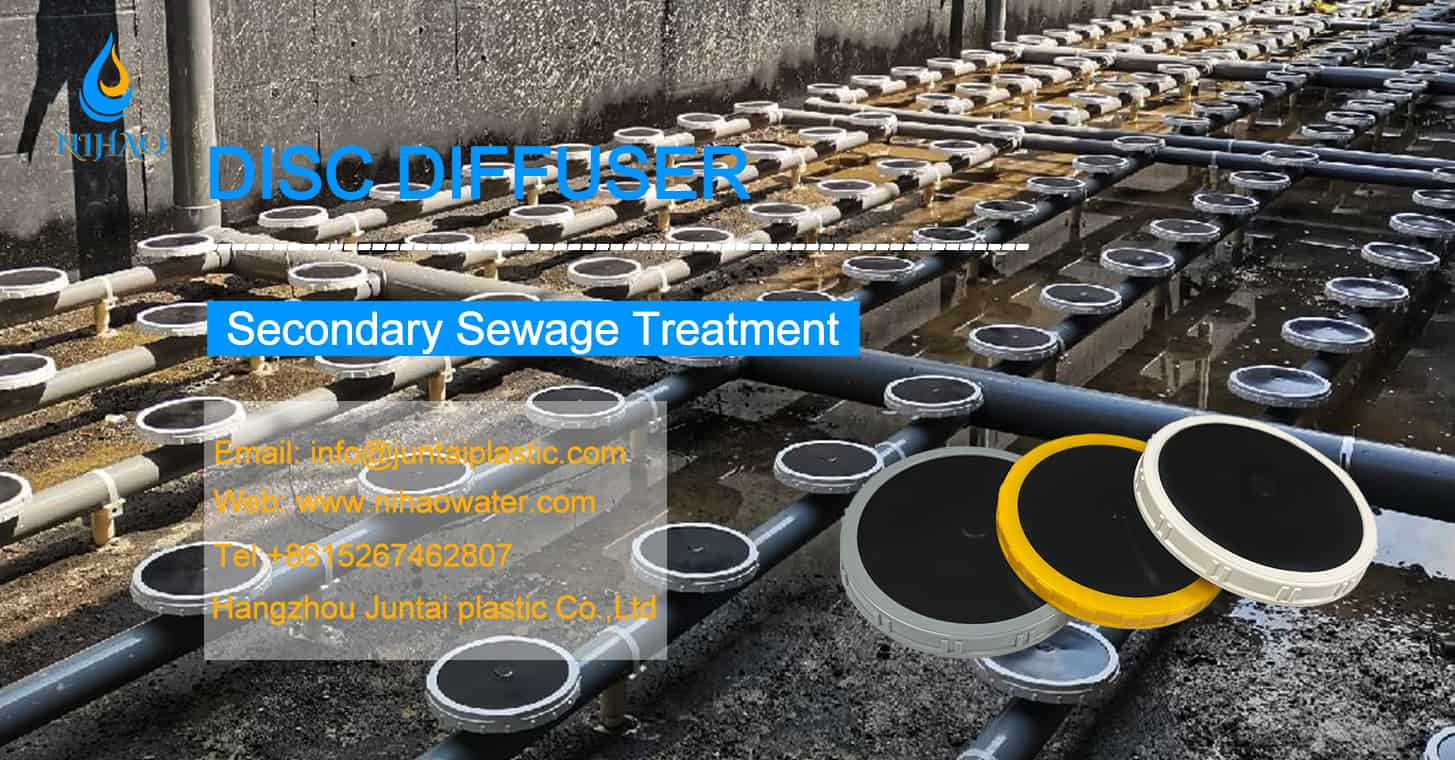 Disc Diffusores in secundario Sewage Treatment