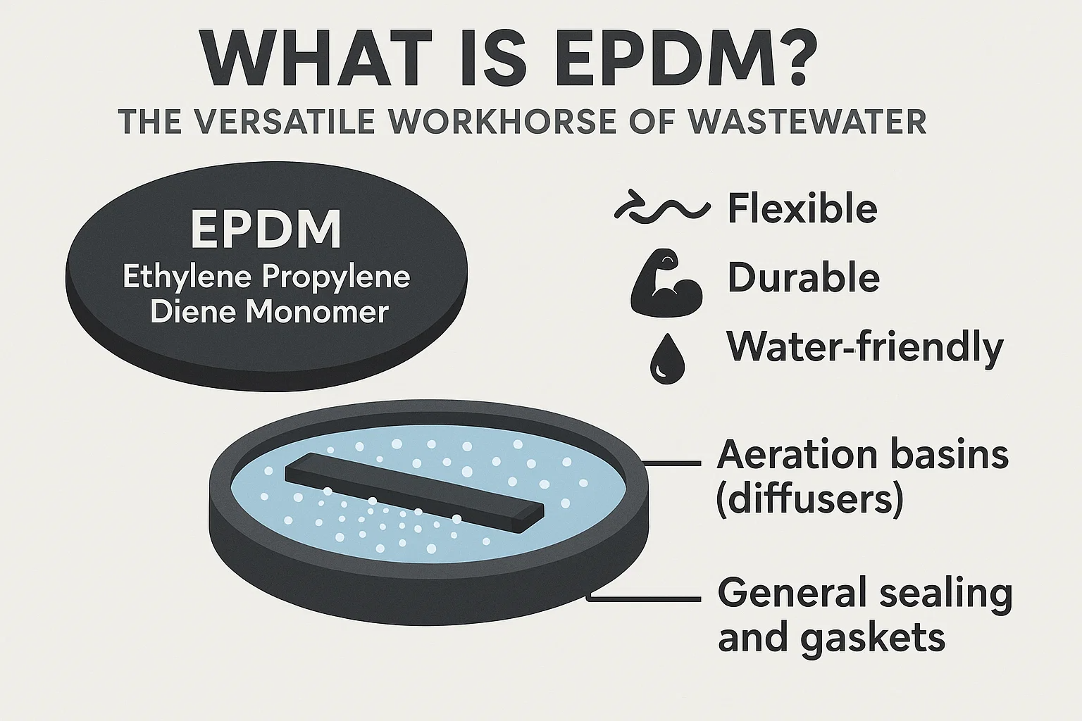 EPDM vs. PTFE membranis: A Aliquam Rector in Wastewater curatio