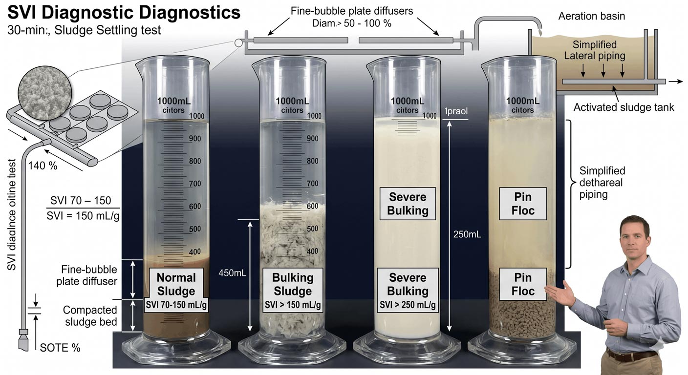 Quid causat Sludge Bulking - Et quomodo figere?